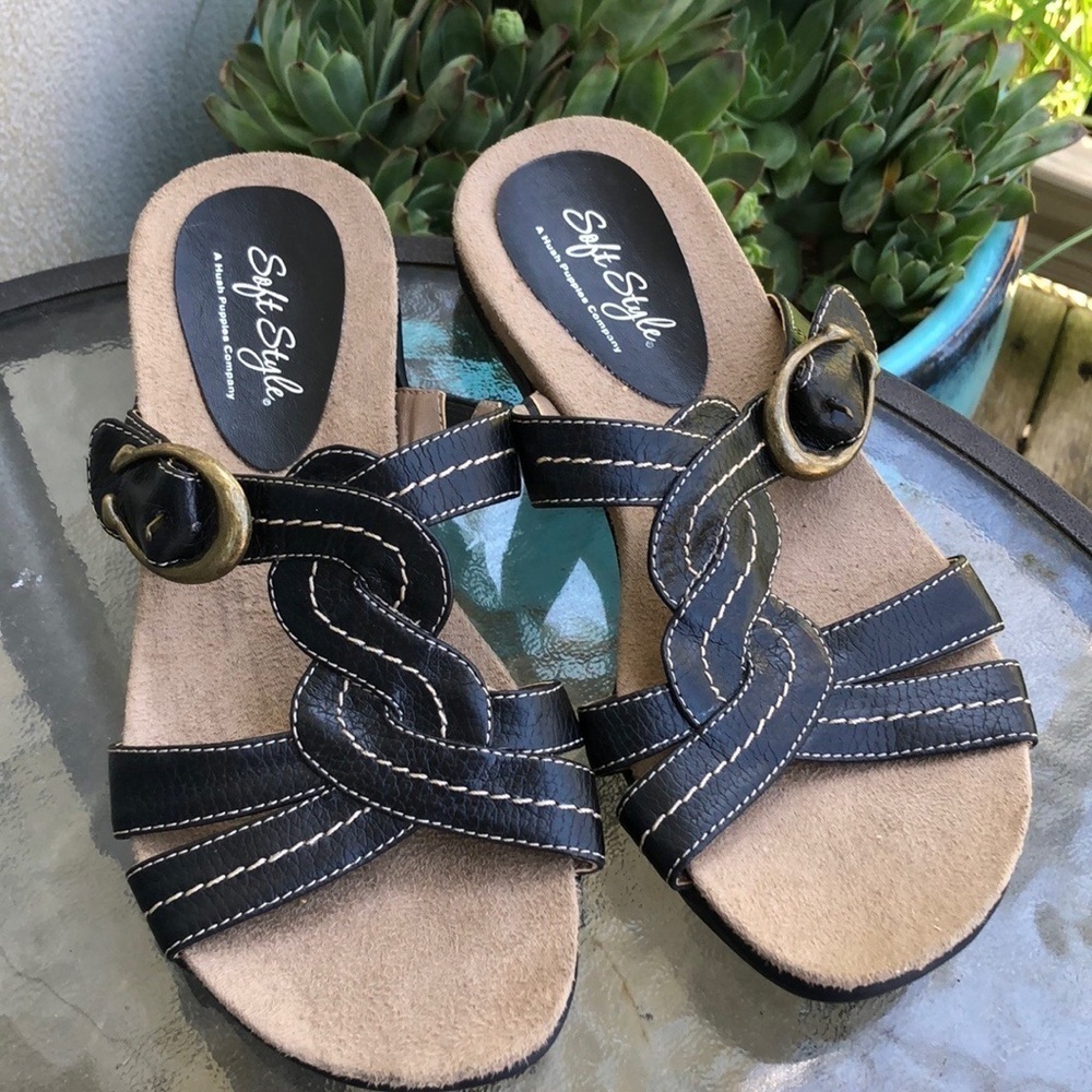 Hush‎ Puppies LYZA Soft Style Leather Sandals